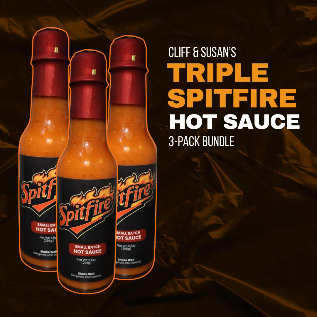 Cliff & Susan's Triple Spitfire Hot Sauce Bundle (Arkansas Only)