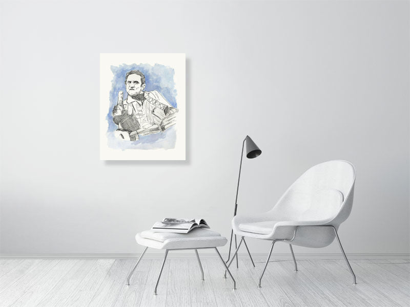 Johnny Cash (Giclee) by Susan Erwin Prowse