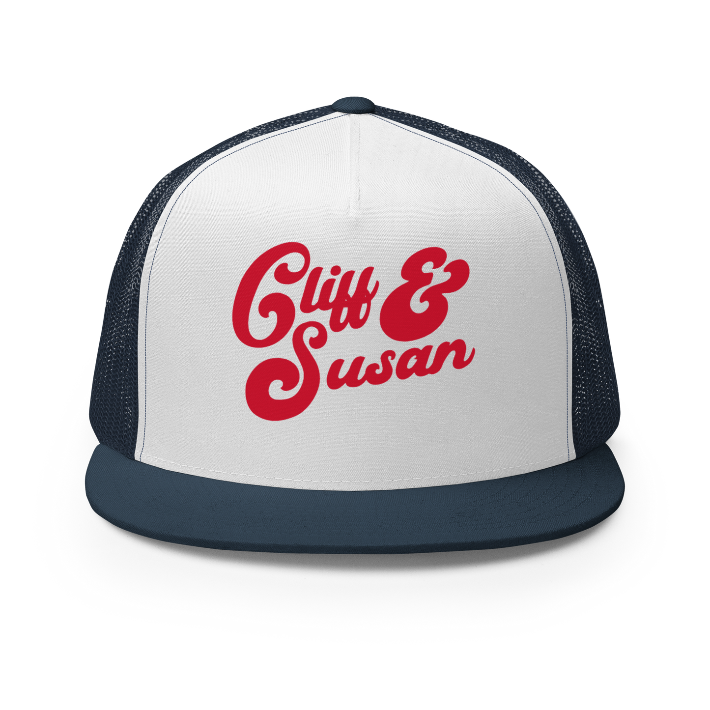 Cliff & Susan Trucker Cap (Red Logo)