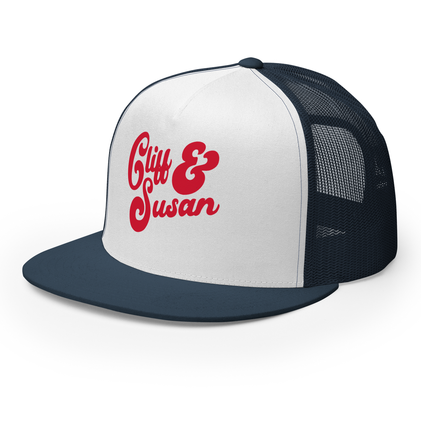 Cliff & Susan Trucker Cap (Red Logo)