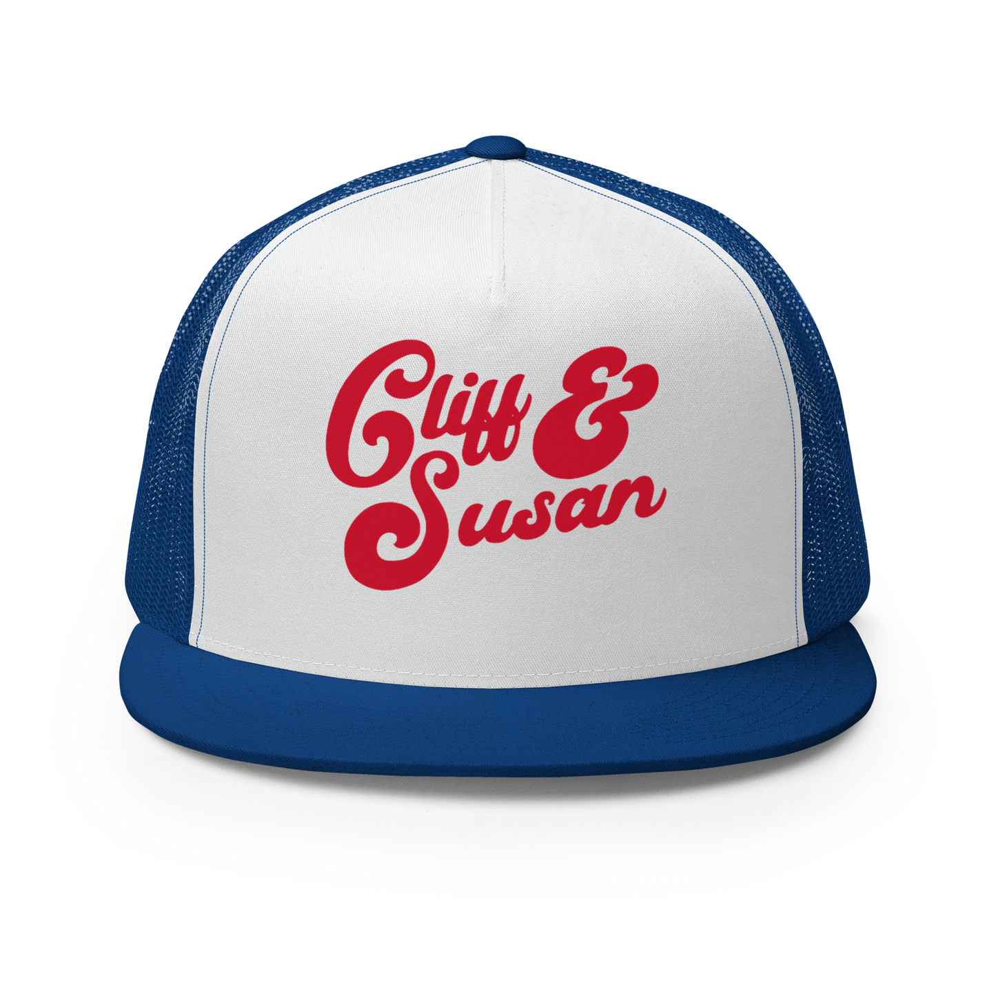 Cliff & Susan Trucker Cap (Red Logo)