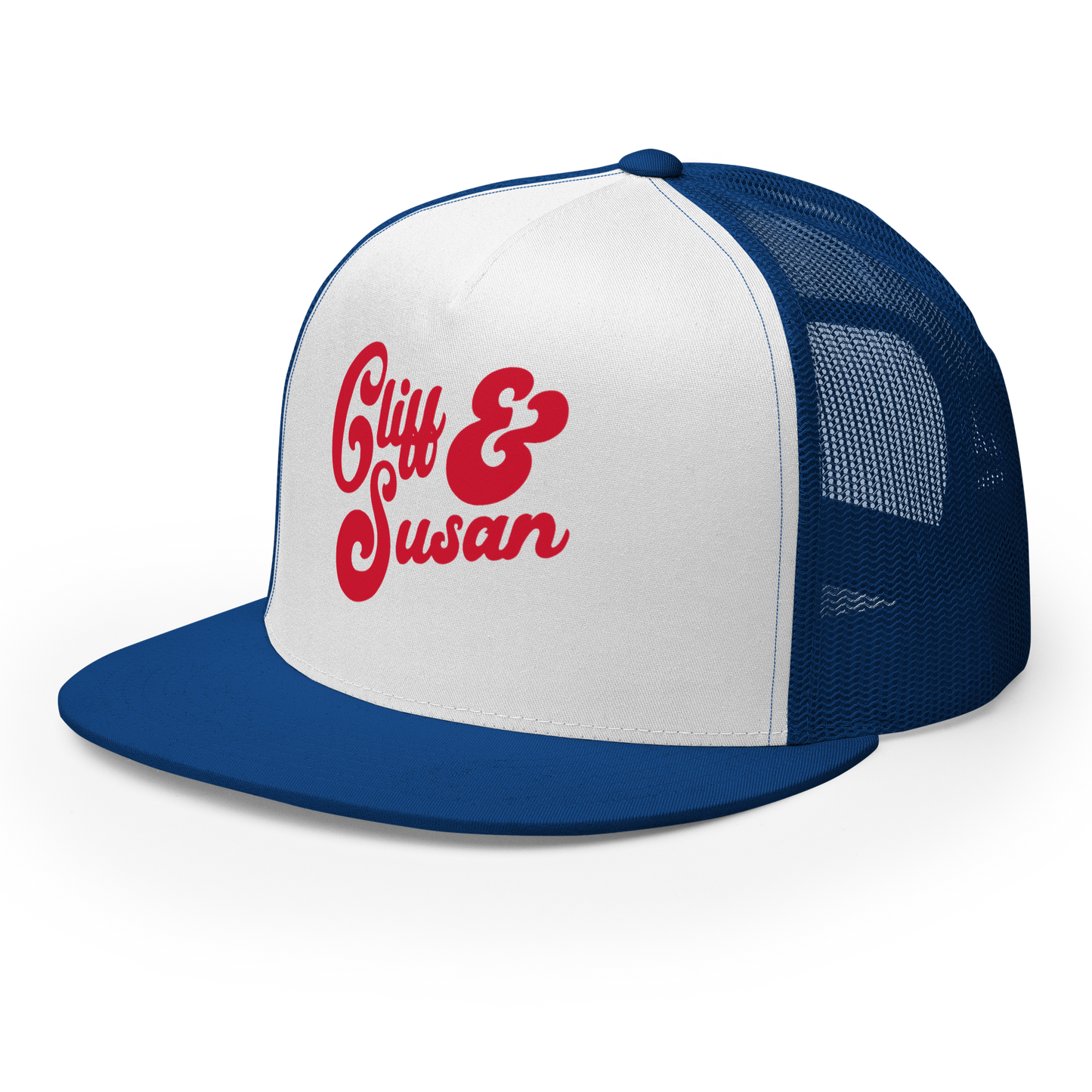 Cliff & Susan Trucker Cap (Red Logo)