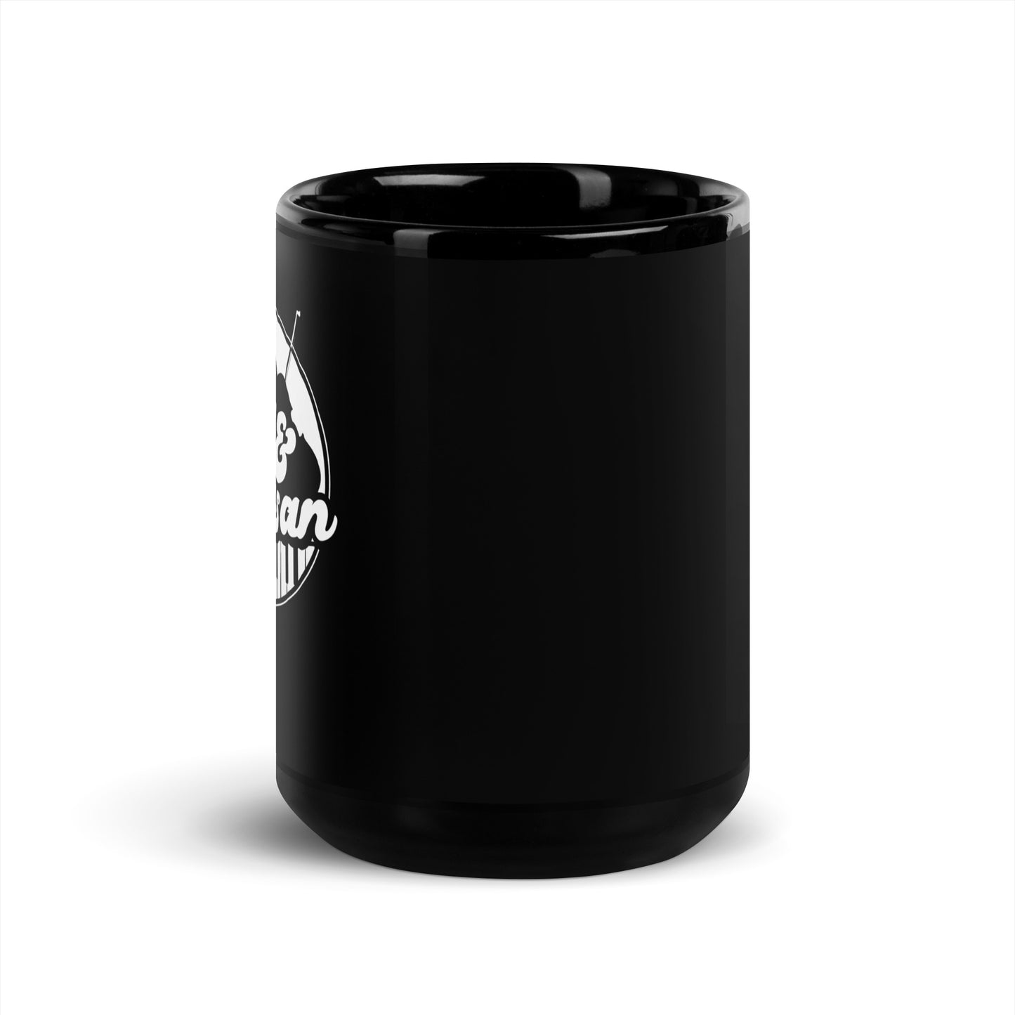 Cliff & Susan Black Glossy Mug