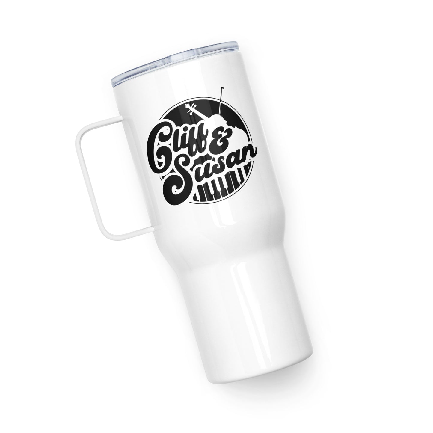 Cliff & Susan Travel Mug w/ Handle