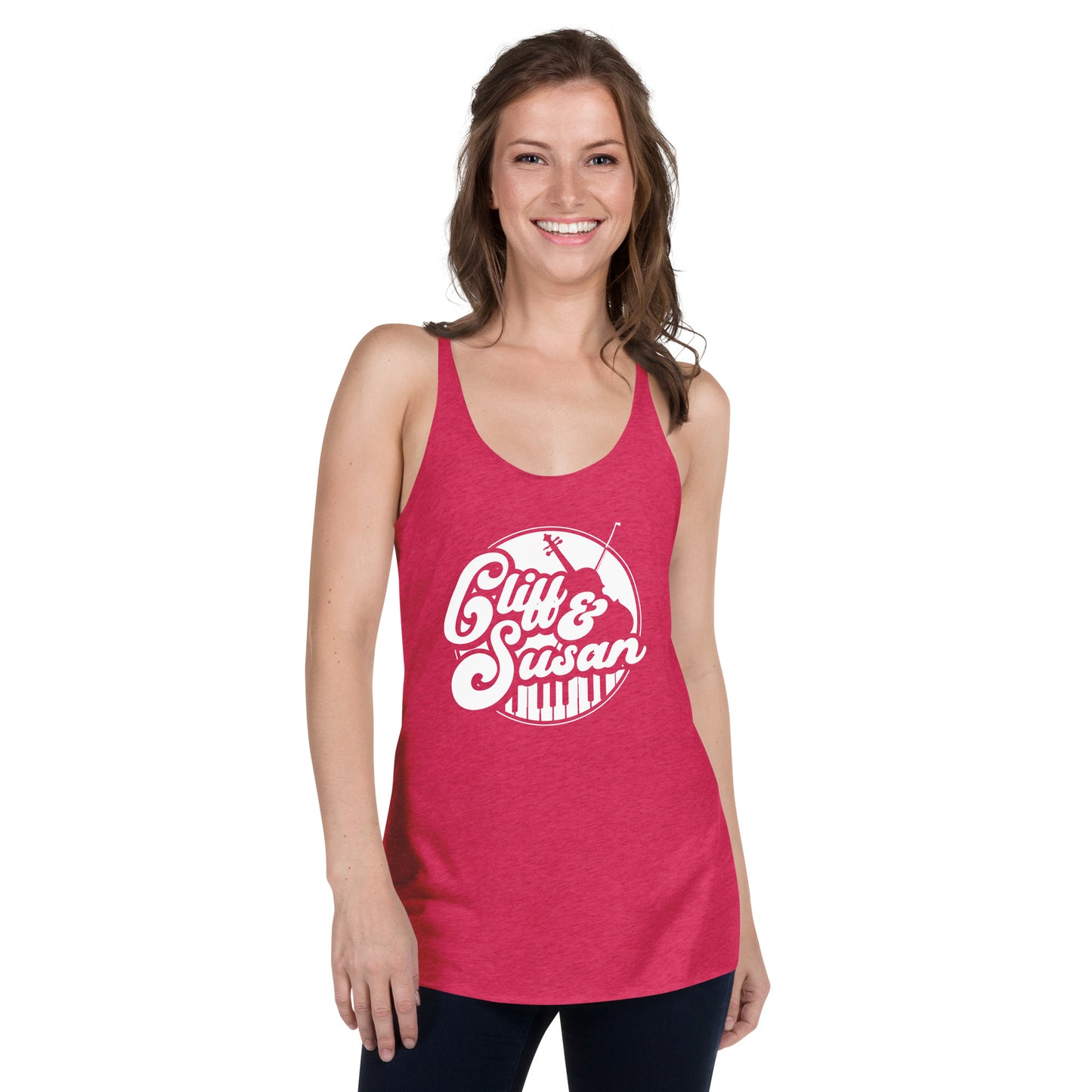Cliff & Susan Logo Women's Racerback Tank