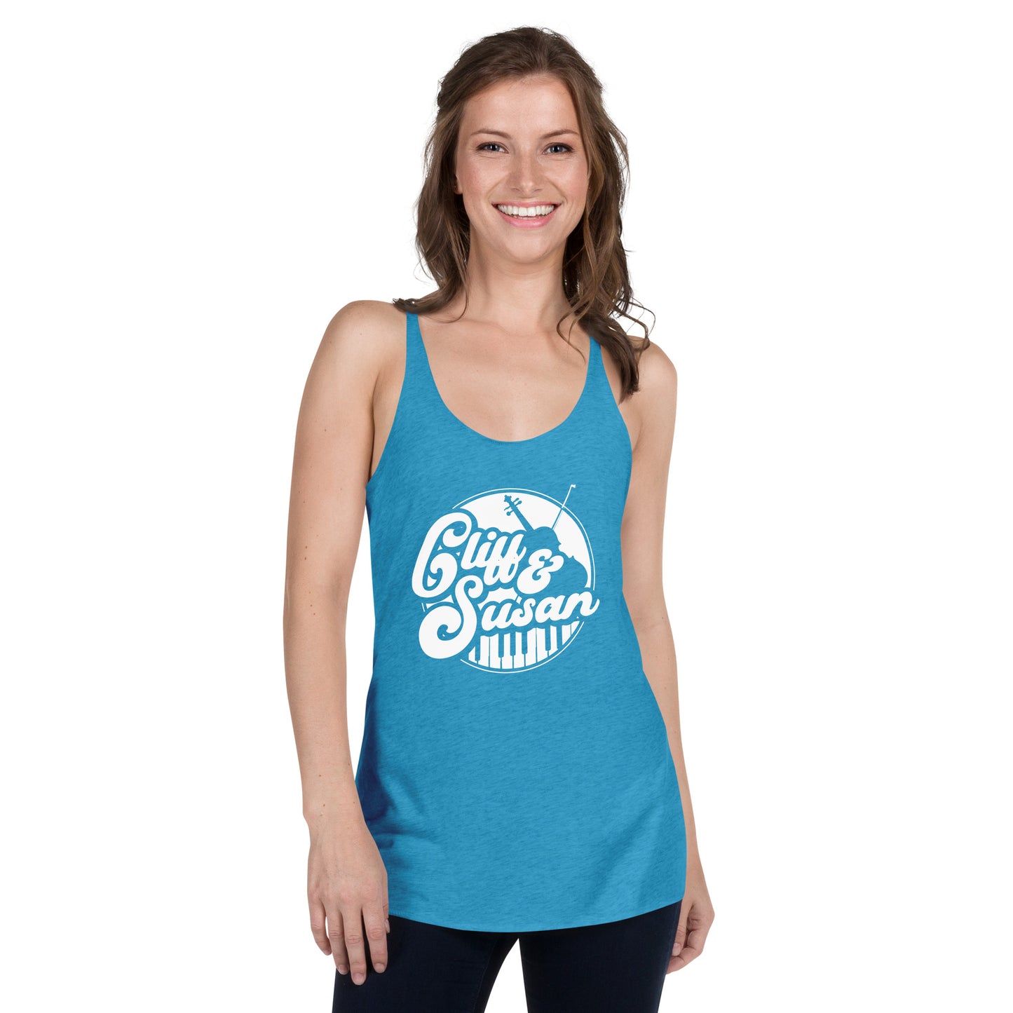 Cliff & Susan Logo Women's Racerback Tank