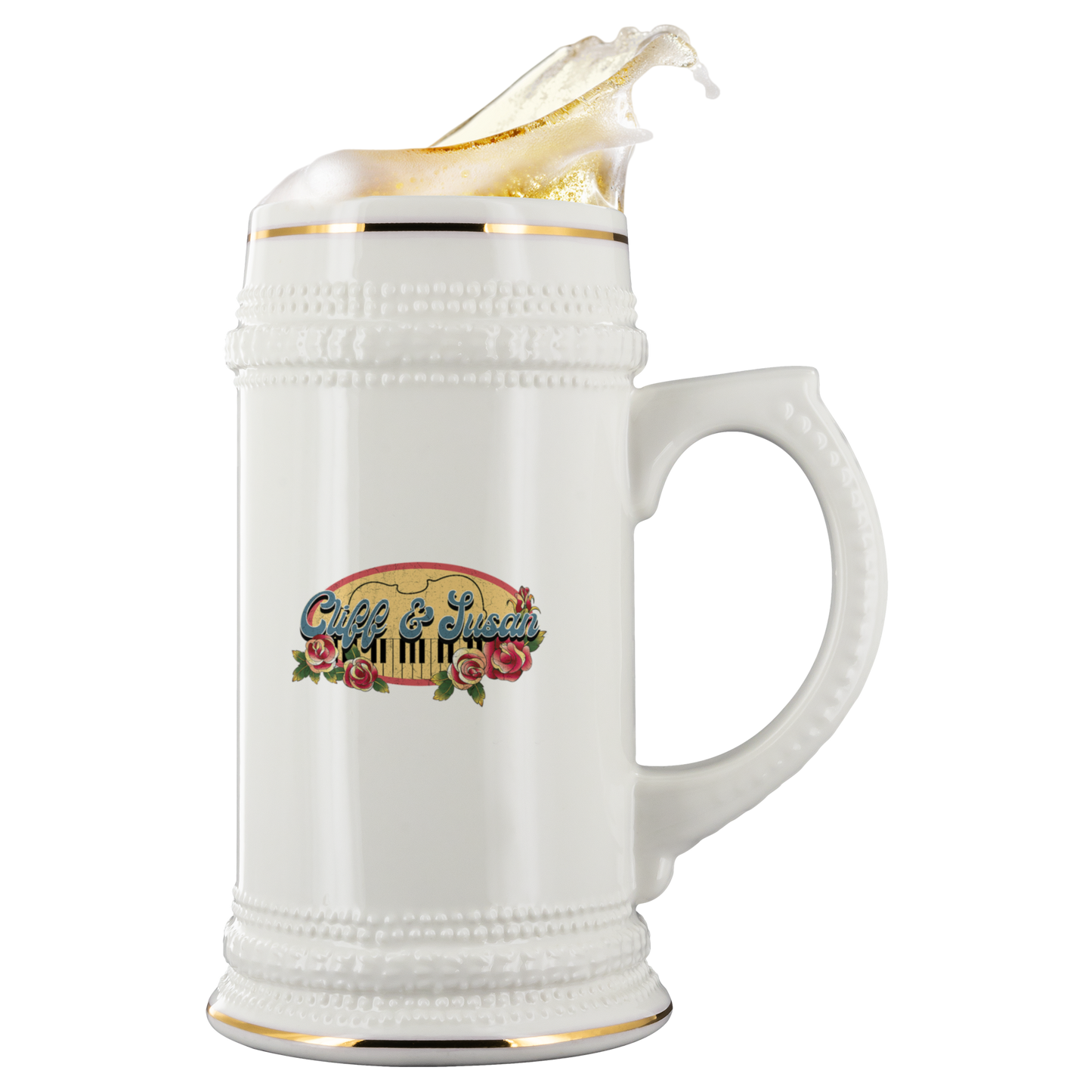 Cliff & Susan Vintage Beer Stein