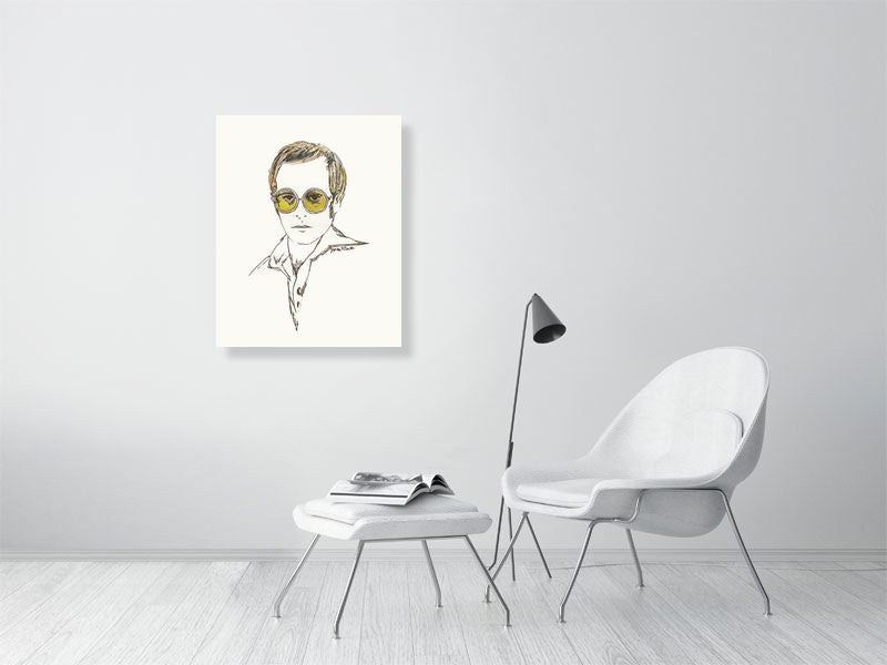Elton John (Giclee) by Susan Erwin Prowse