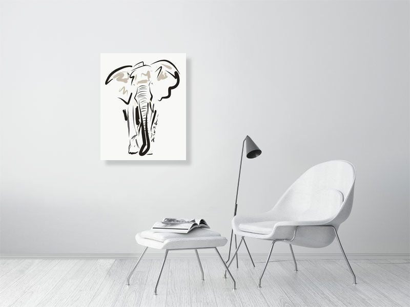 Elephant (Giclee) by Susan Erwin Prowse