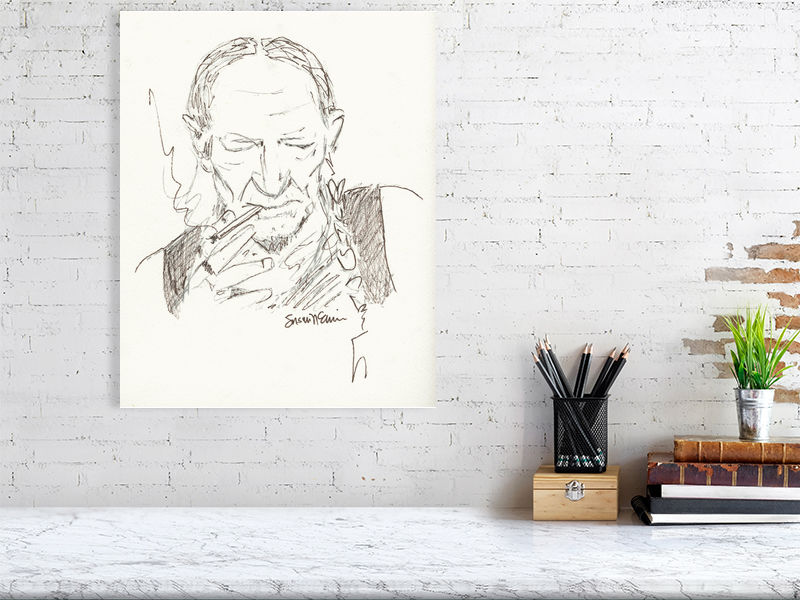 Willie Nelson (Giclee) by Susan Erwin Prowse