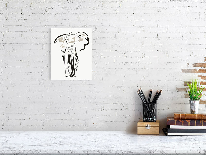 Elephant (Giclee) by Susan Erwin Prowse