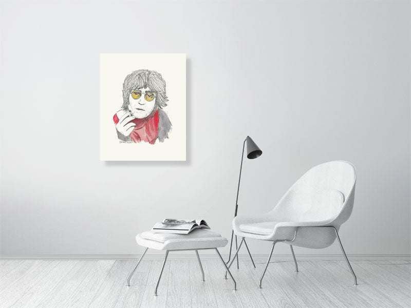 John Lennon (Giclee) by Susan Erwin Prowse