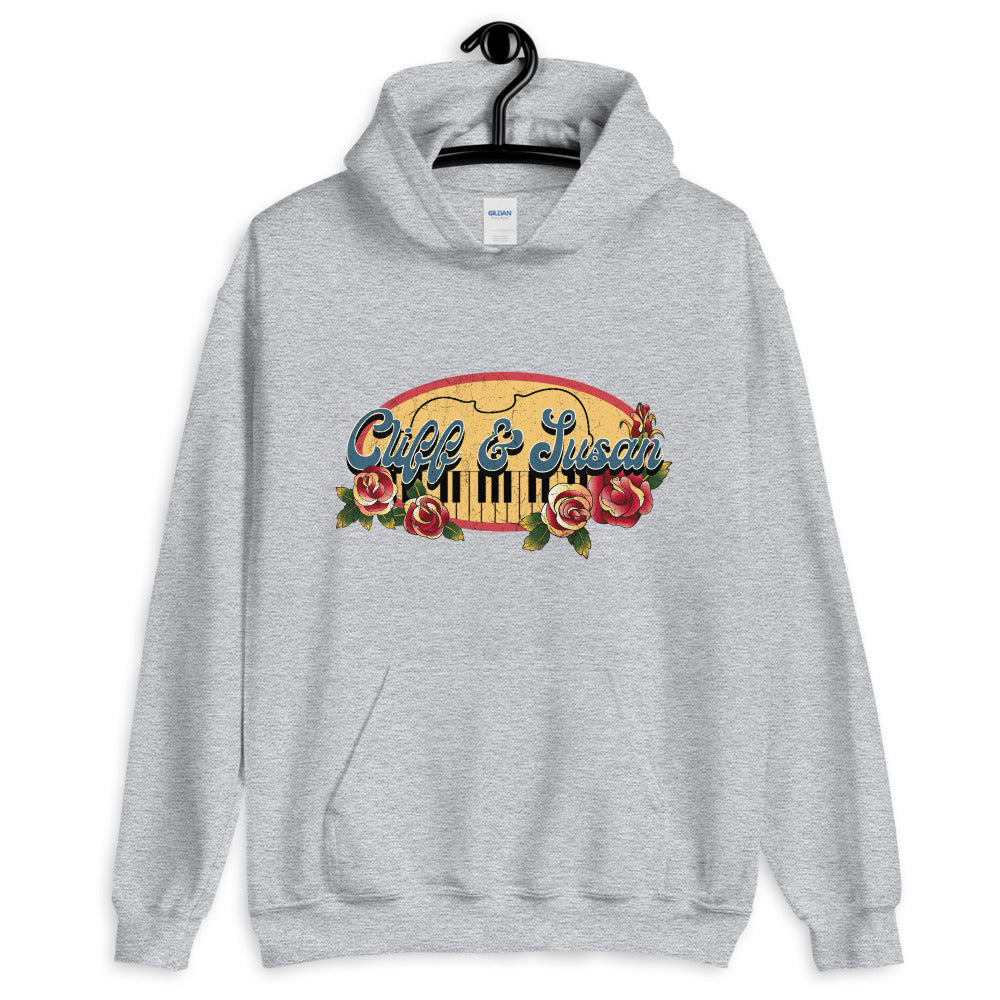 Cliff & Susan Vintage Hooded Sweatshirt (Navy or Grey)