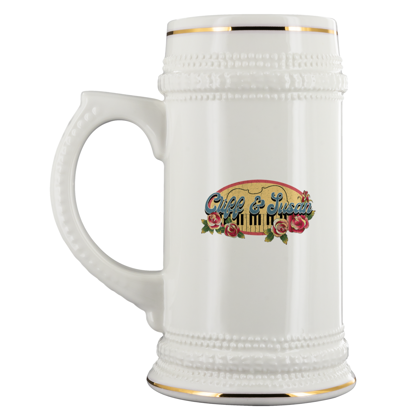 Cliff & Susan Vintage Beer Stein