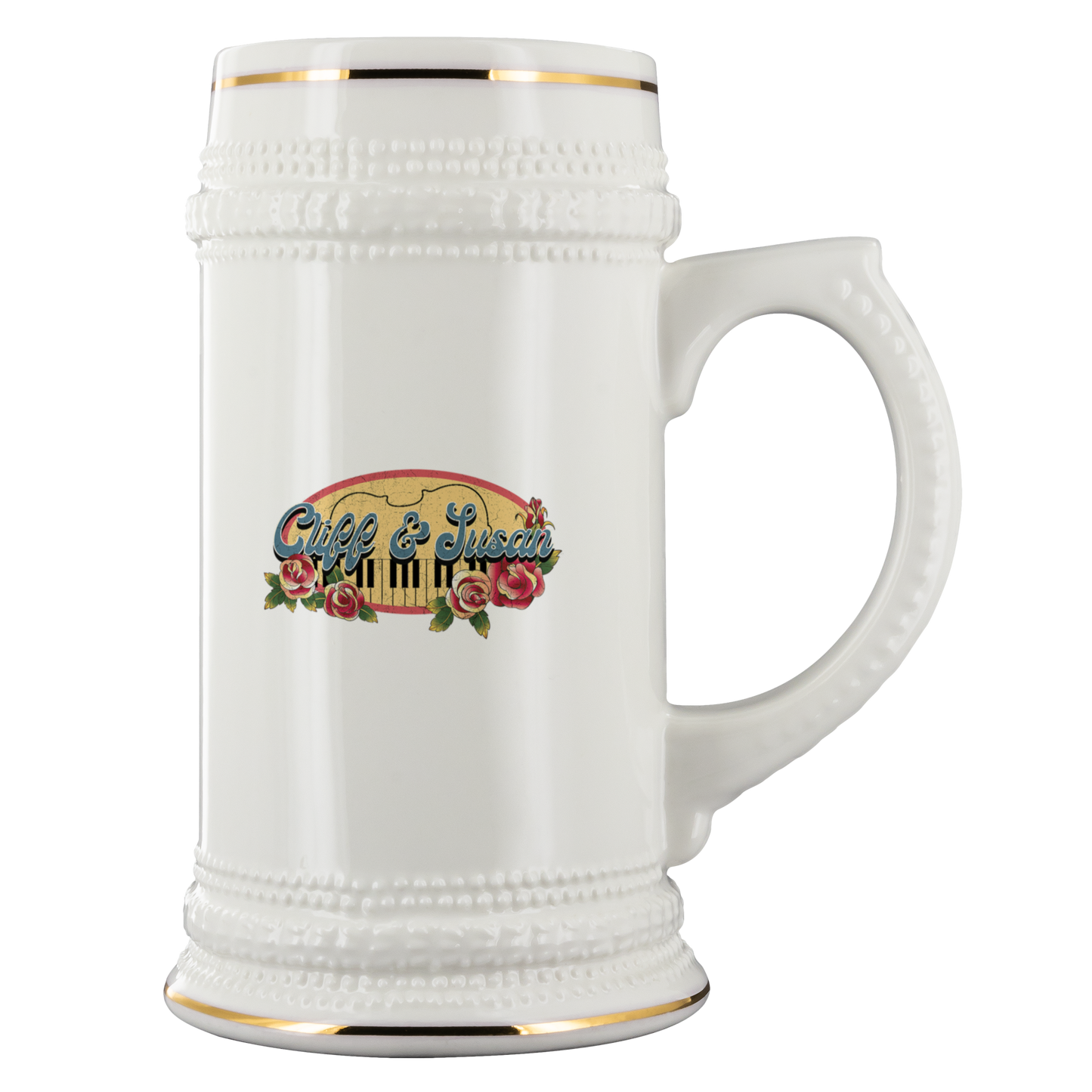 Cliff & Susan Vintage Beer Stein